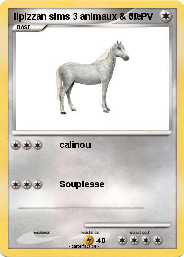 Pokemon lipizzan sims 3 animaux & cie