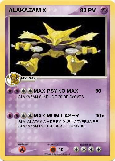 Pokemon ALAKAZAM X