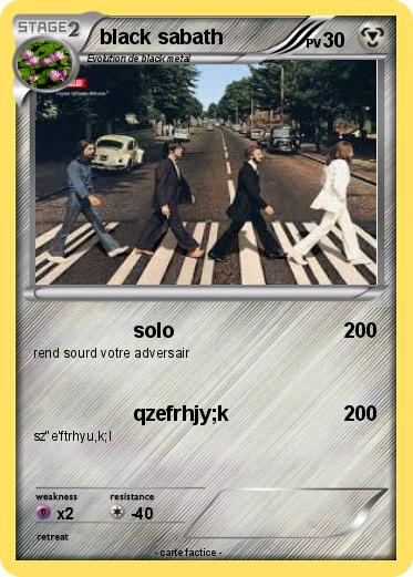 Pokemon black sabath