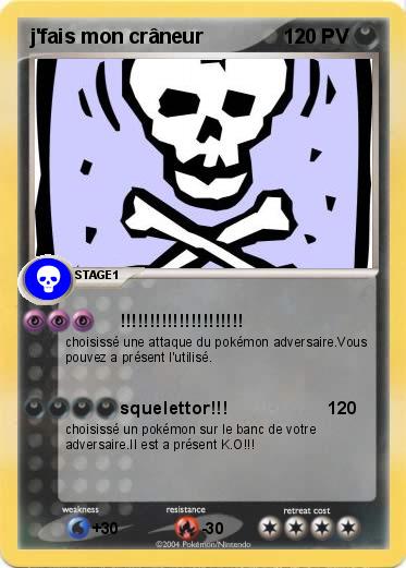 Pokemon j'fais mon crâneur