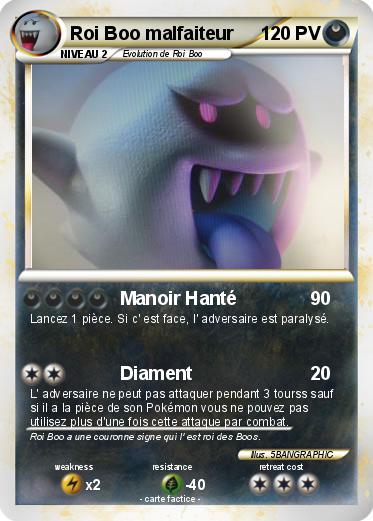 Pokemon Roi Boo malfaiteur
