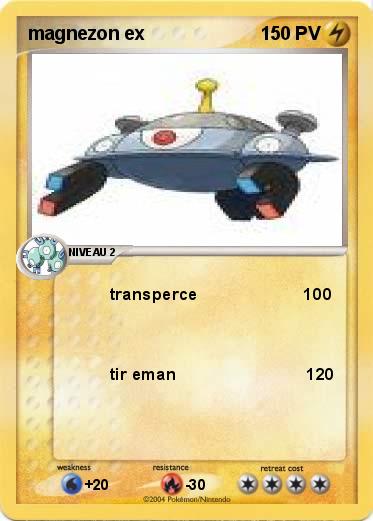 Pokemon magnezon ex