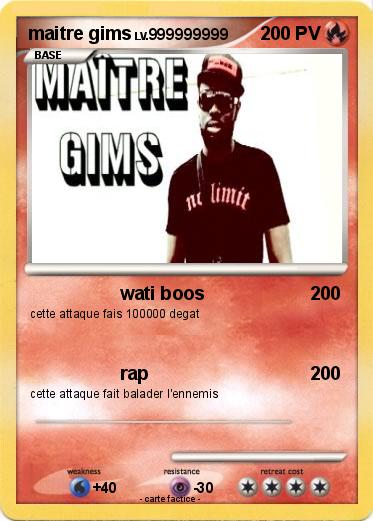 Pokemon maitre gims