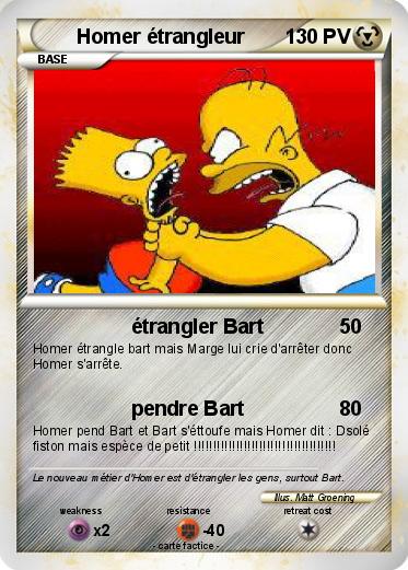 Pokemon Homer étrangleur