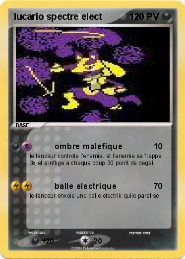 Pokemon lucario spectre elect