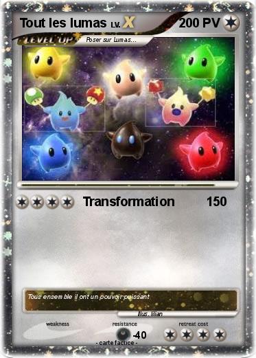 Pokemon Tout les lumas