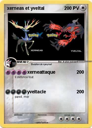 Pokemon xerneas et yveltal