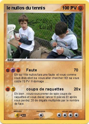 Pokemon le nullos du tennis