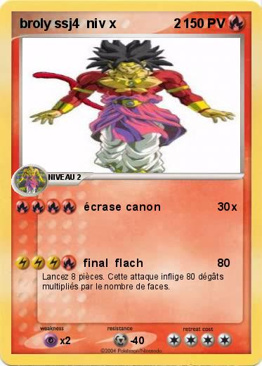 Pokemon broly ssj4  niv x                2