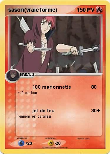 Pokemon sasori(vraie forme)
