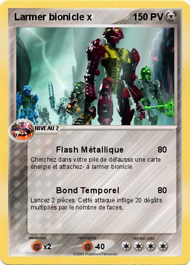Pokemon Larmer bionicle x