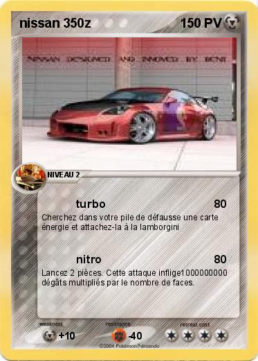 Pokemon nissan 350z