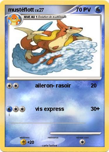 Pokemon mustéflott