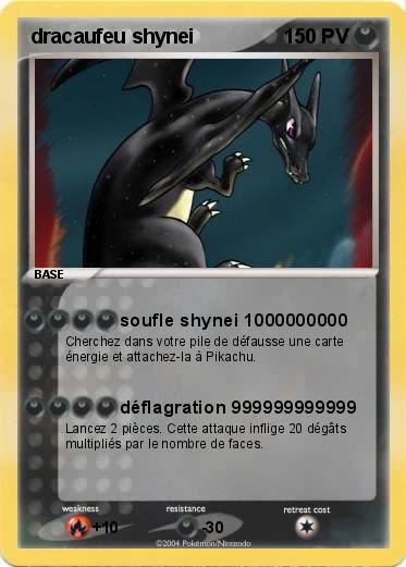 Pokemon dracaufeu shynei