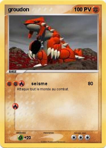 Pokemon groudon