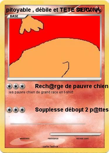 Pokemon pitoyable , débile et TETE DE C0N
