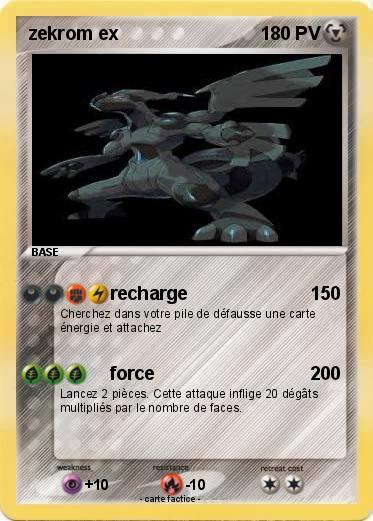 Pokemon zekrom ex