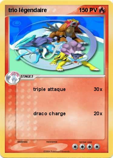 Pokemon trio légendaire