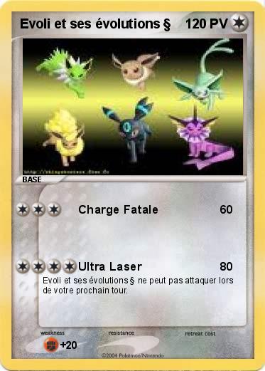Pokemon Evoli et ses évolutions §