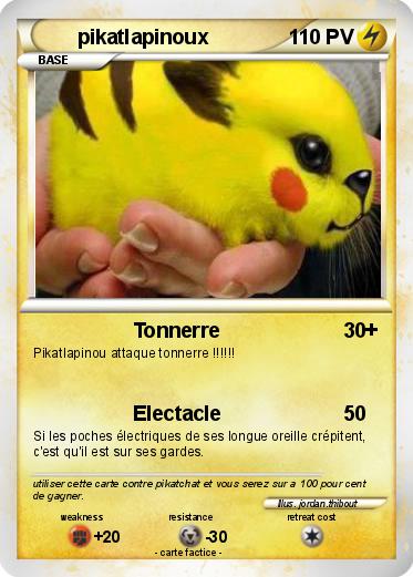 Pokemon pikatlapinoux