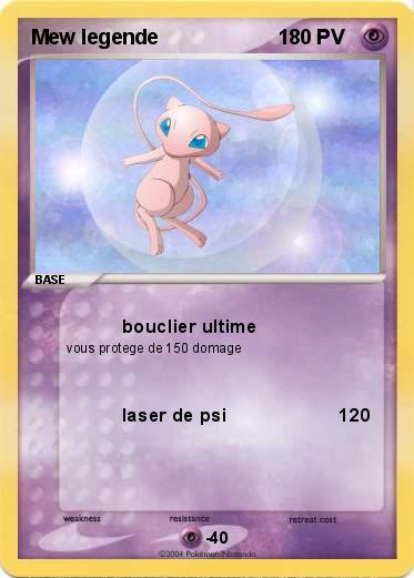 Pokemon Mew legende                     1