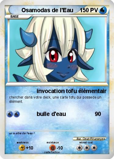 Pokemon Osamodas de l'Eau