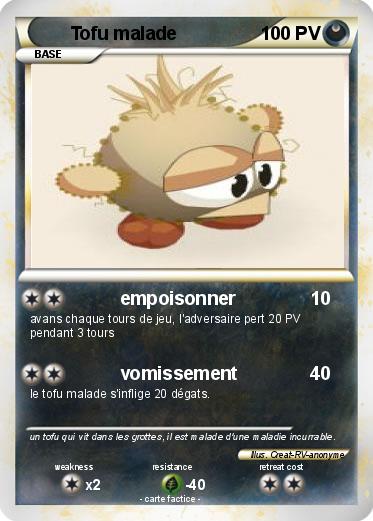 Pokemon Tofu malade