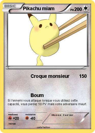 Pokemon Pikachu miam