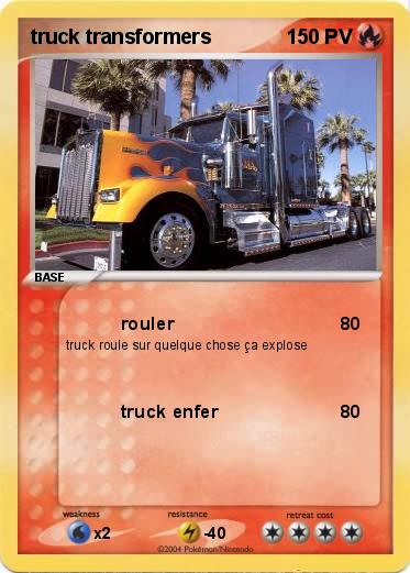 Pokemon truck transformers