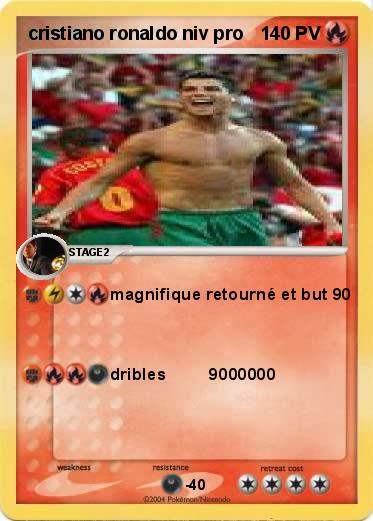 Pokemon cristiano ronaldo niv pro