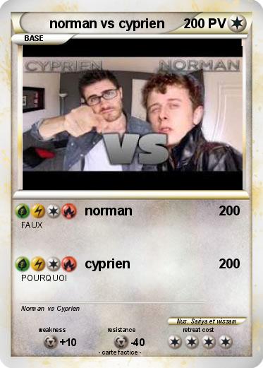 Pokemon norman vs cyprien