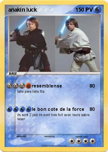 Pokemon anakin luck                                                    