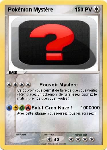 Pokemon Pokémon Mystère