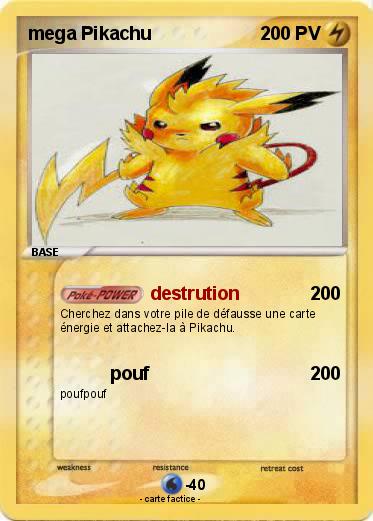 Pokemon mega Pikachu