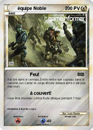 Pokemon équipe Noble