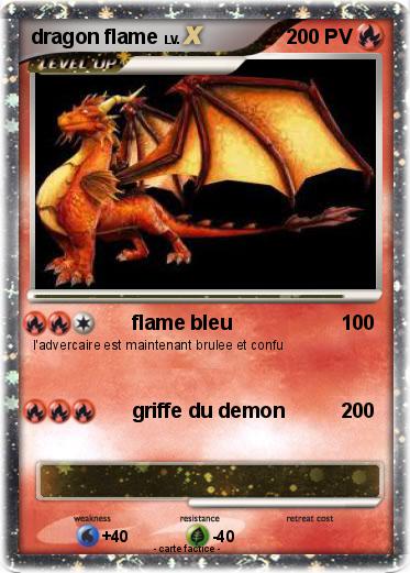 Pokemon dragon flame