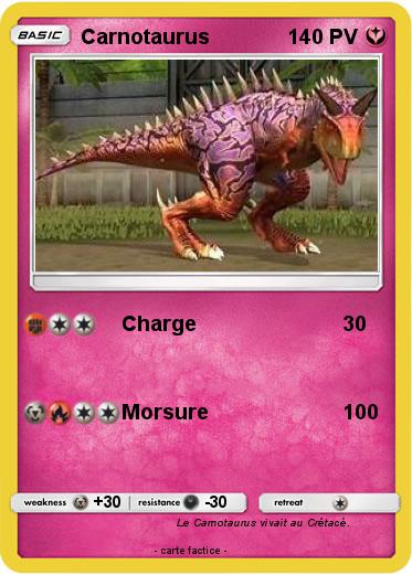 Pokemon Carnotaurus