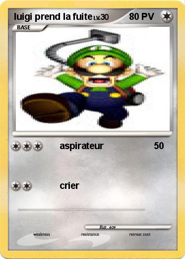 Pokemon luigi prend la fuite