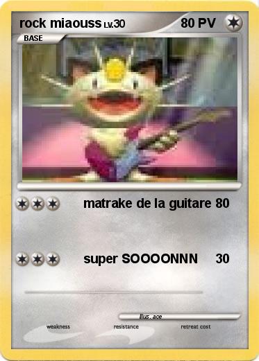 Pokemon rock miaouss