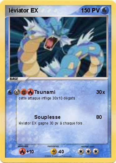 Pokemon léviator EX