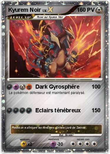 Pokemon Kyurem Noir