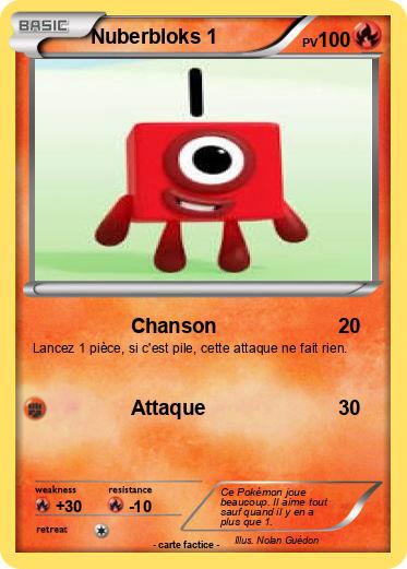 Pokemon Nuberbloks 1