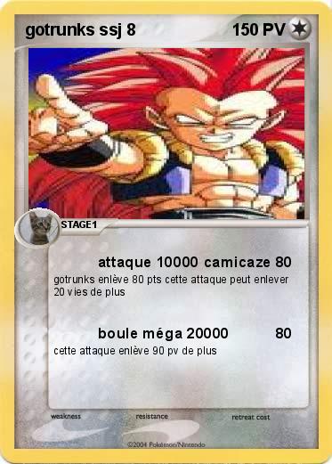 Pokemon gotrunks ssj 8