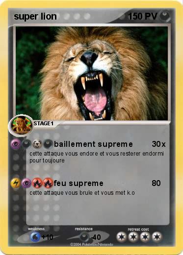 Pokemon super lion