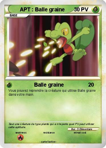 Pokemon APT : Balle graine