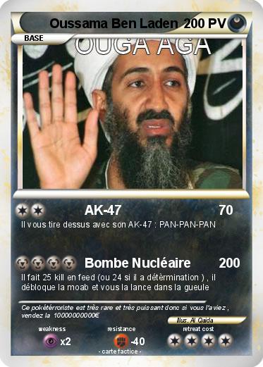 Pokemon Oussama Ben Laden