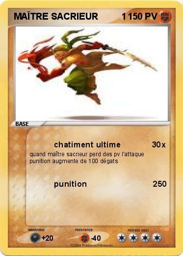 Pokemon MAÎTRE SACRIEUR         1