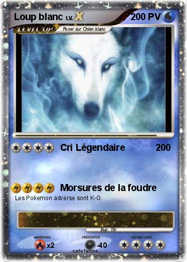Pokemon Loup blanc