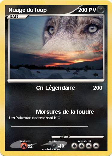 Pokemon Nuage du loup