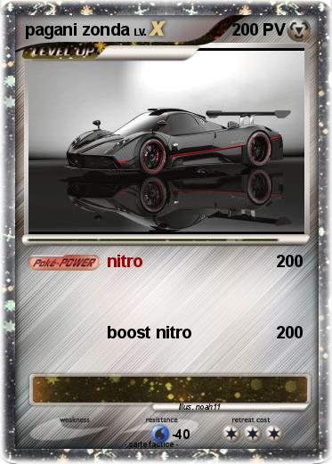 Pokemon pagani zonda